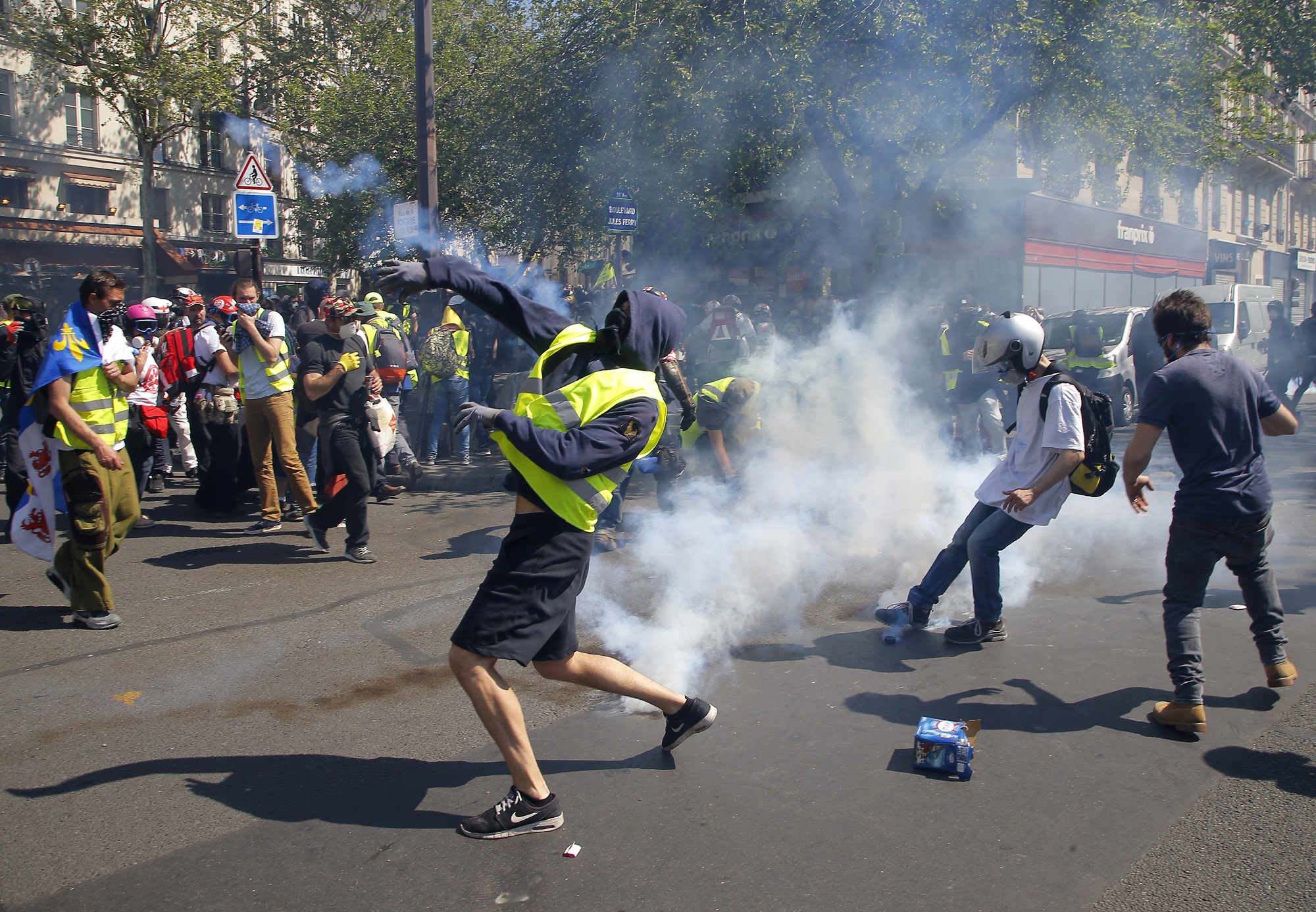 -- France Protests